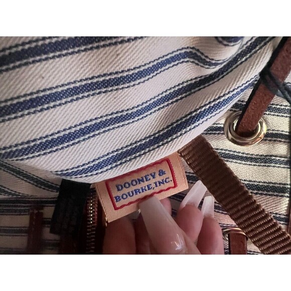 Dooney & Bourke Large Drawstring Bucket Shoulder Bag Black Designer Retro NWT - Picture 14 of 16